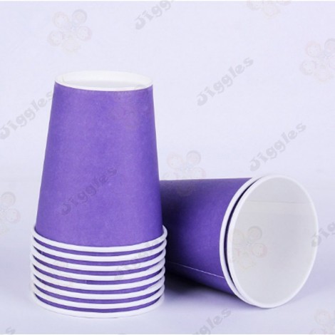 Purple Paper Cups