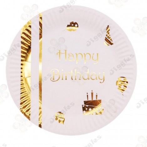 Happy Birthday Design Paper Plates