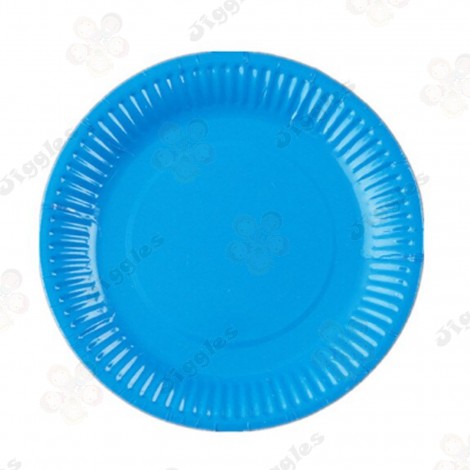 Cerulean Blue Paper Plates