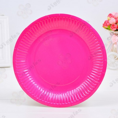 Pink Paper Plates