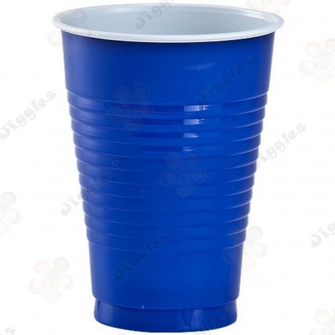 Dark Blue Plastic Cup