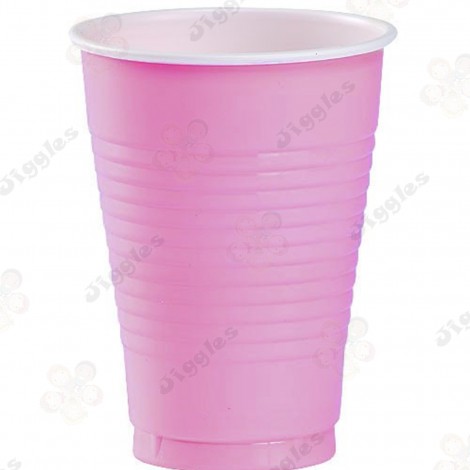 Pink Plastic Cup