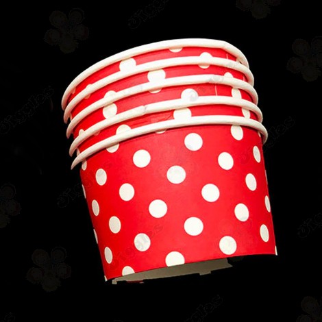 Red Polka Dot Candy Cups