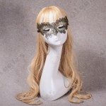 Gold Lace Catwoman Masquerade Mask