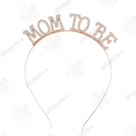 Mom To Be Headband Rose Gold