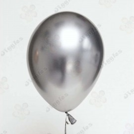 Chrome Balloons Silver 12"