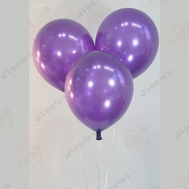 Purple Metallic Balloons 12inch