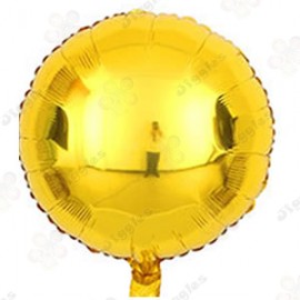 Round Foil Balloon 18" Gold