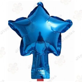 Blue Star Foil Balloon 5"