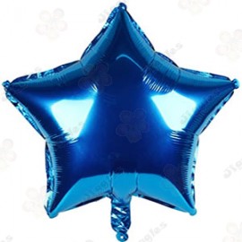 Blue Star Foil Balloon