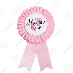 Mummy To Be Badge Pink