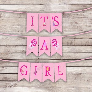 It's A Girl Banner 