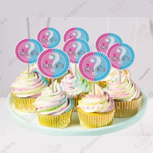 Boy or Girl?  Cupcake Toppers