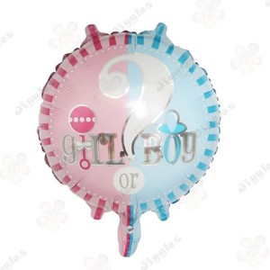 Boy or Girl? Gender Reveal Foil Balloon