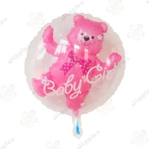 Baby Girl 22" 4D Bobo Balloon