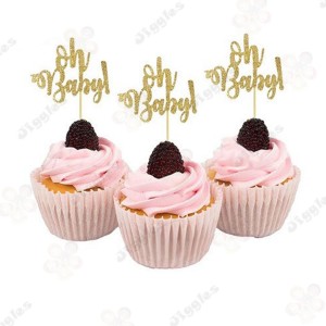 Oh Baby Cupcake Toppers