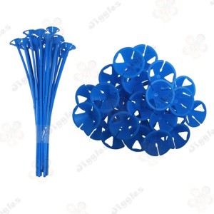 Balloon Sticks with Cups Pack - Blue