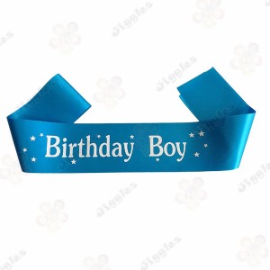 Birthday Boy Sash Teal