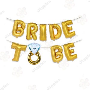 Bride To Be Foil Letter Balloon 16" Gold