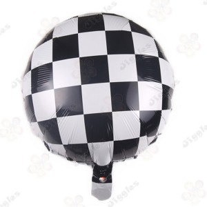 Chequered Flag (Grand Prix) Foil Balloon
