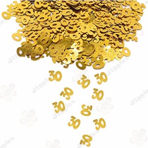 Table Confetti 30th Birthday Gold
