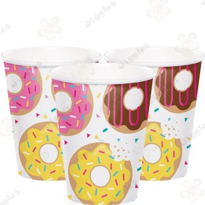 Donut Time Paper Cups