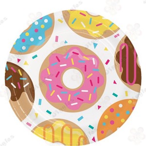 Donut Time Paper Plates