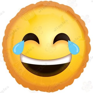 Crying Laughing Face Emoji Foil Balloon