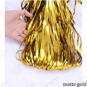 Matte Gold Foil Fringe Curtain 