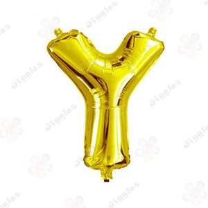 Foil Letter Balloon Y Gold 