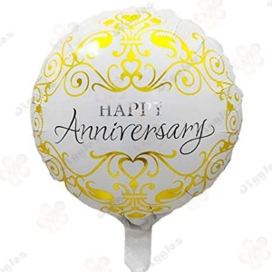 Anniversary Foil Balloon Gold