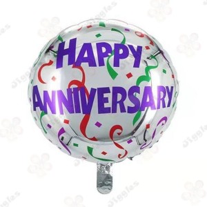 Anniversary Foil Balloon Purple