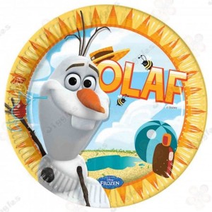 Olaf Paper Plates