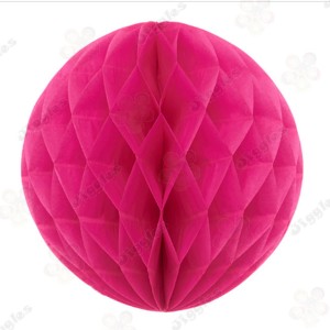 Magenta Honeycomb Ball Decoration 20cm