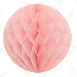 Pink Honeycomb Ball Decoration 20cm
