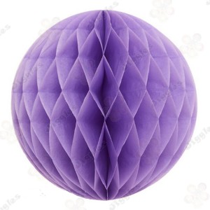 Purple Honeycomb Ball Decoration 20cm