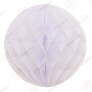 White Honeycomb Ball Decoration 20cm