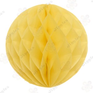 Yellow Honeycomb Ball Decoration 20cm