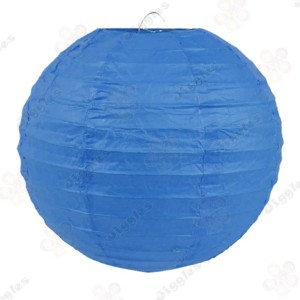 Dark Blue Paper Lantern 