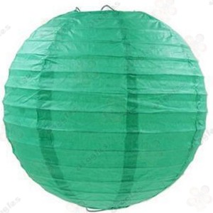 Dark Green Paper Lantern 