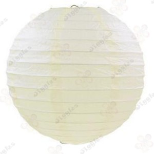 Cream Paper Lantern 