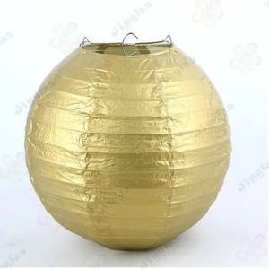 Gold Paper Lantern 