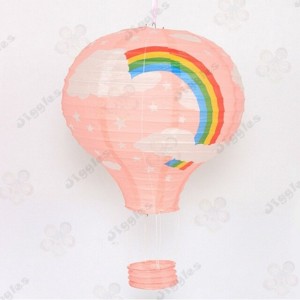 Pink Hot Air Balloon Paper Lantern 