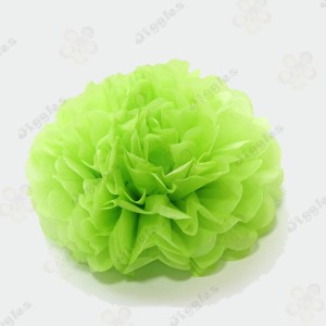 Light Green 10" Tissue Pom Poms