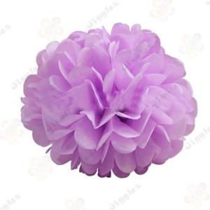 Lilac 8" Tissue Pom Poms
