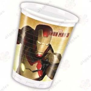 Iron Man Plastic Cups