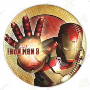 Iron Man Paper Plates