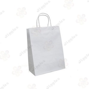 White Kraft Paper Large Bag