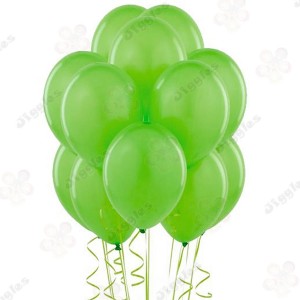 Light Green Matte Balloons 10 inch