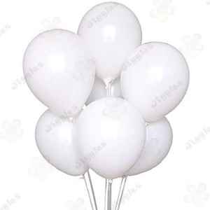 White Matte Balloons 12inch